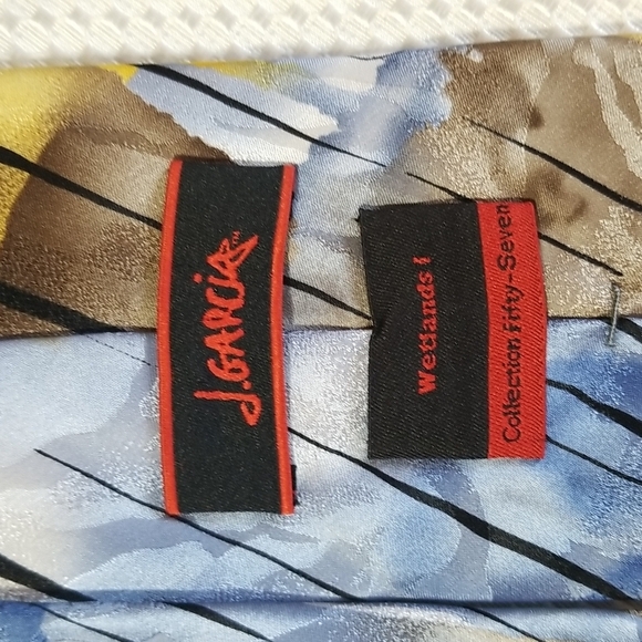 J.GARCIA WETLANDS MENS 10)% SILK TIE COLLECTION FIFTY SEVEN. - Picture 5 of 7